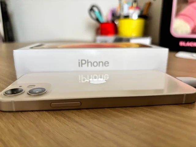 iPhone 12 mini 128GB branco com caixa original Apple - Celulares e