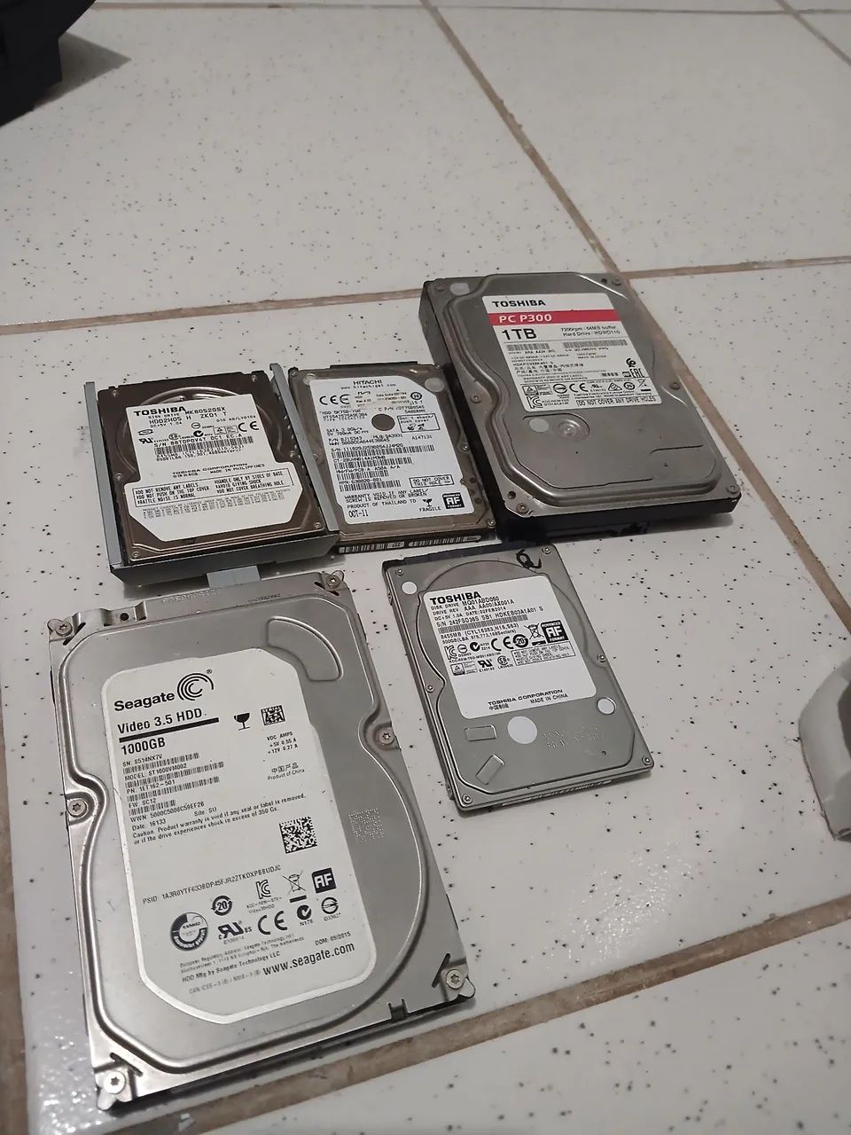 Vendo Lote de Hds