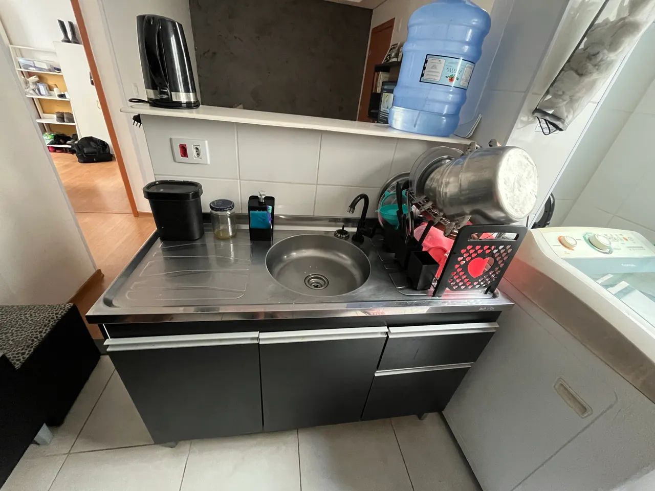 Black Modular Kitchen