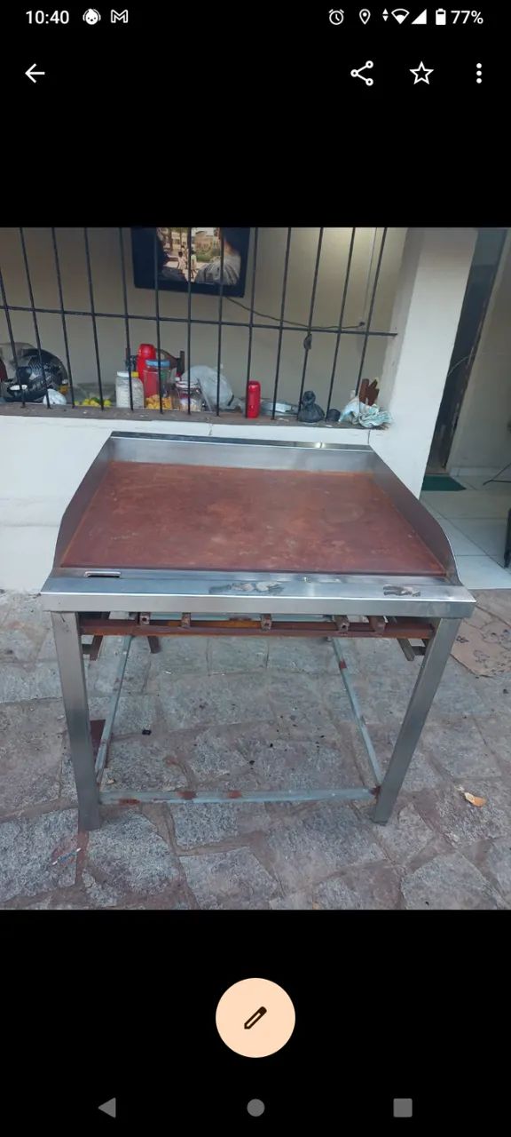 Chapa de assar carne Grande - Foto 2