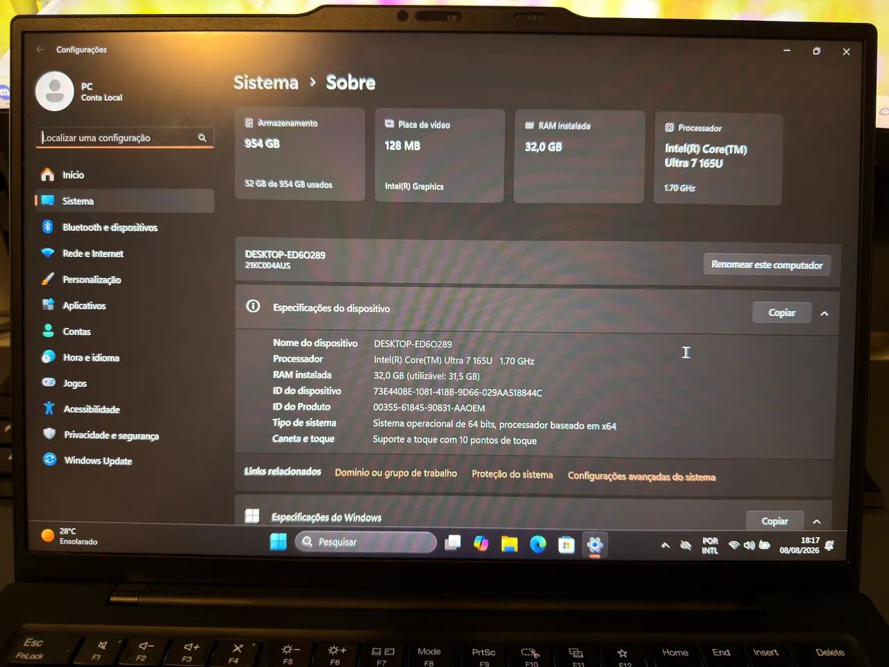 Lenovo X1 Carbon Gen 12