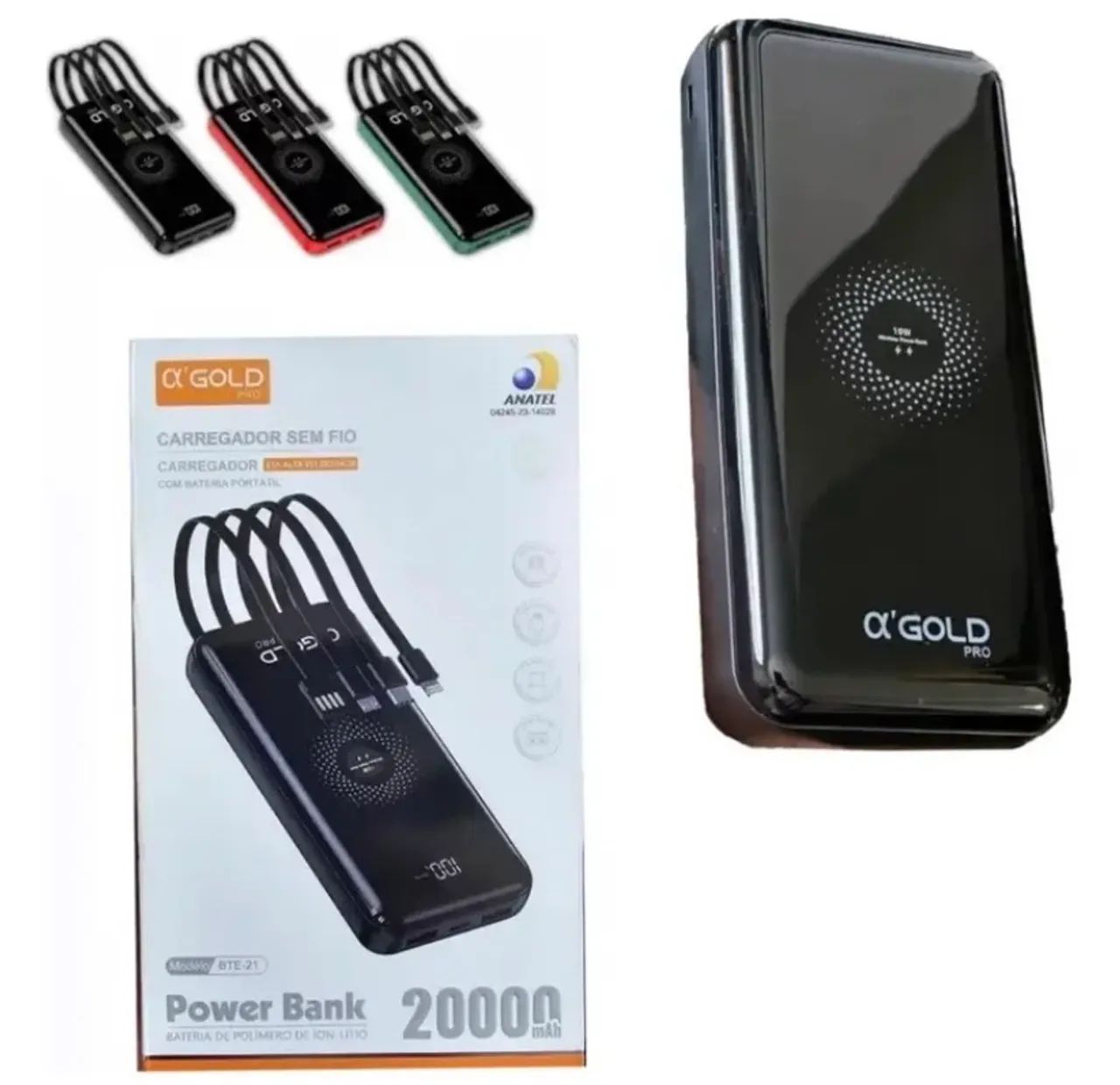 Power Bank 20000mah - Acessórios de Celular - Boa Esperança