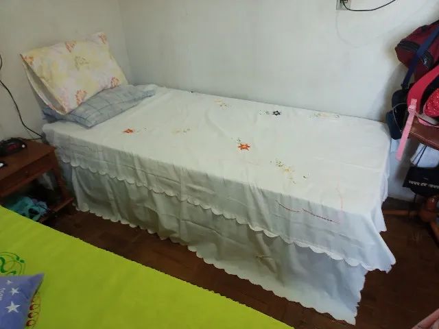 CAMA DE SOLTEIRO COM COLCHÃO ORTOPÉDICO  - Foto 2