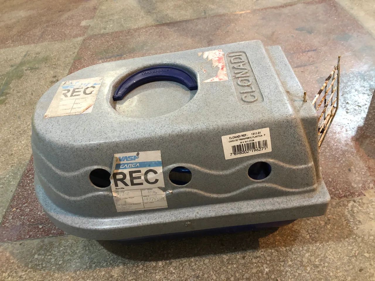 Caixa para transporte de PET