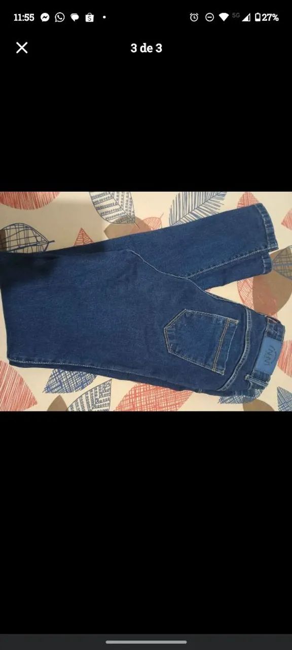 Calça jeans feminina  - Foto 3