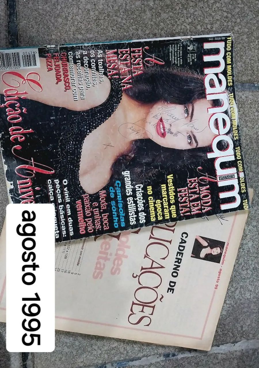 Revista manequim antiga  - Foto 3