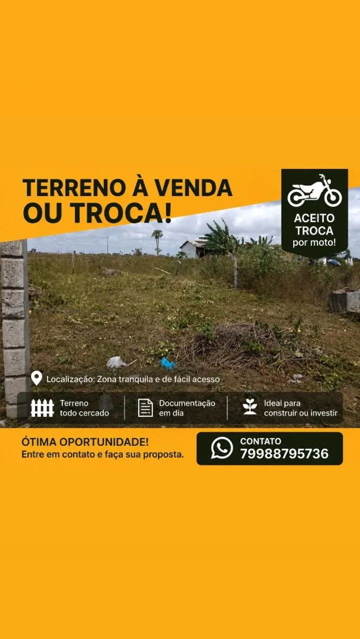Vende-se um terreno medindo 7/20m .
