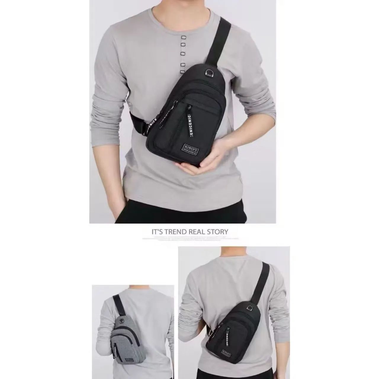 Bolsa Transversal Pochete Bag de Peito 