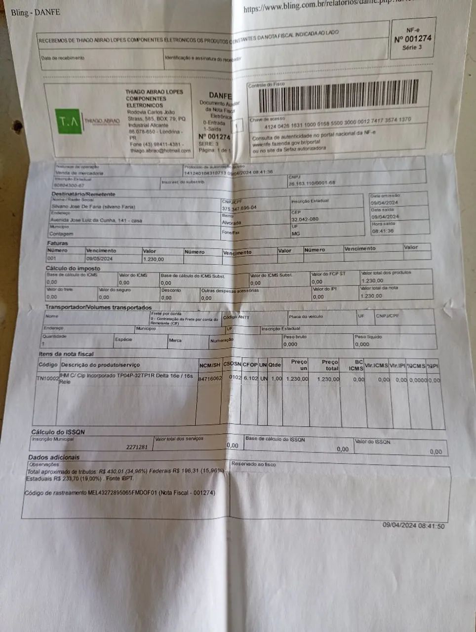 IHM com PLC integrado Delta - Foto 4