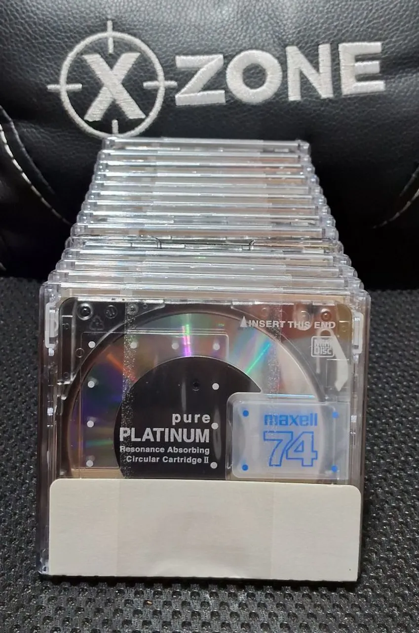 Mini Disk TDK 74 - Music Jack Regraváveis - 12 unidades - CDs