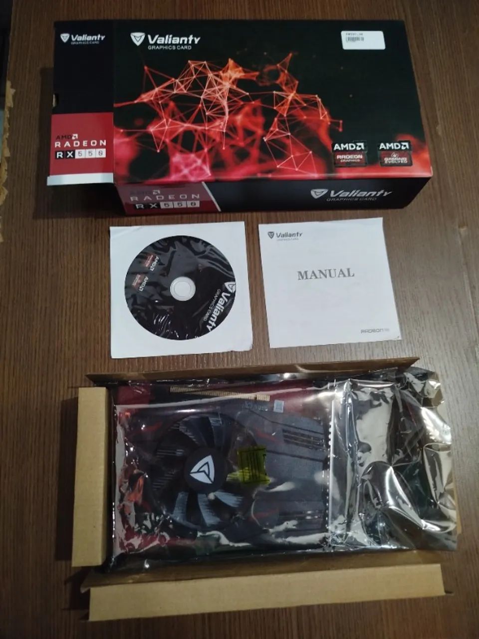Placa de Vídeo RX 550 4G DDR5 VALIANTY