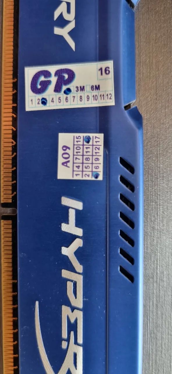 Memória RAM 4GB DDR3 (HyperX) - Funcionando Perfeitamente  - Foto 3