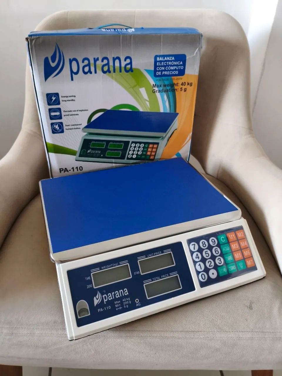 Balança digital 40 kg nova com bateria e cabos  - Foto 3