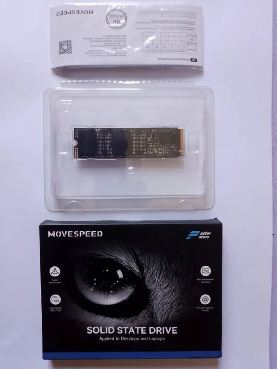 SSD NVMe M.2 2280 PCIe 4.0 512GB Movespeed - Foto 2