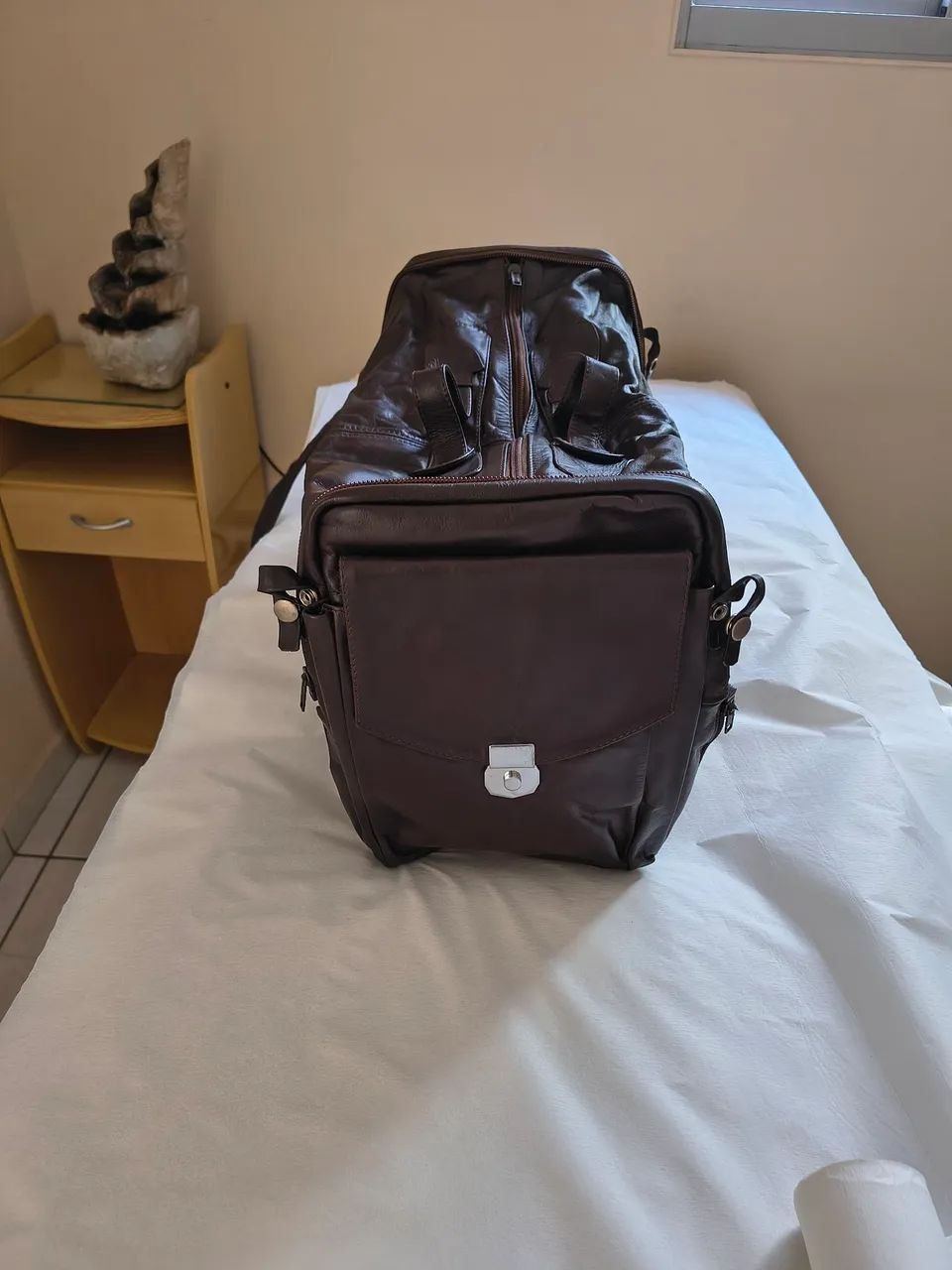 Bolsa para viagem couro 2 em 1 - Foto 3