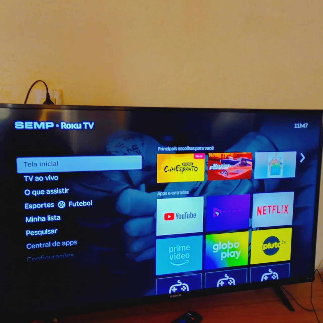 Smart Tv Semp RoKu 43 polegadas 