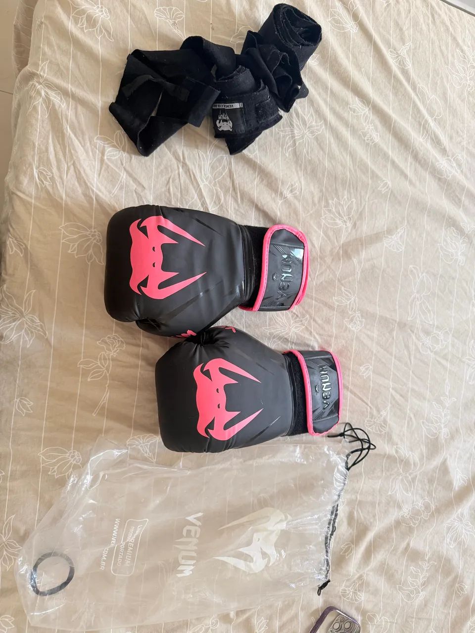 Luvas de boxe Rosa Venum