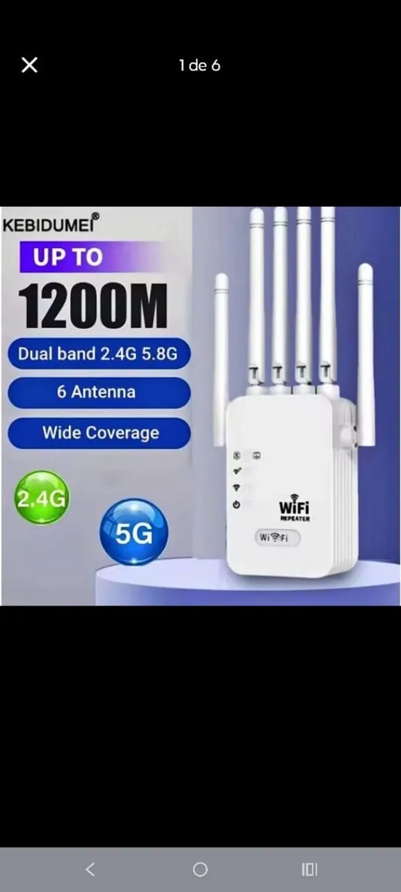 Ampliador de rede Wi-Fi 