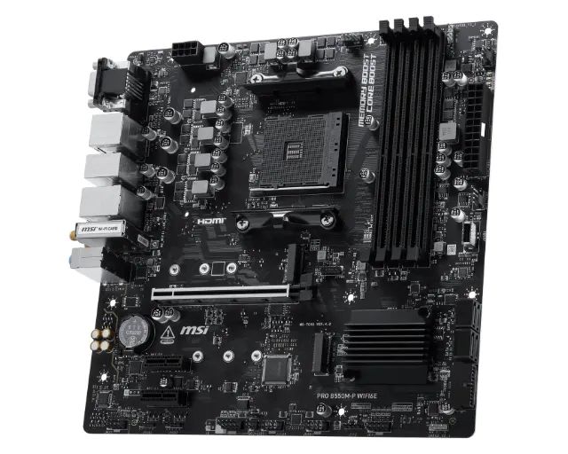 Placa Mãe, MSI PRO B550M-P, WIFI6 E - LOJA CONCEITUADA - Foto 5