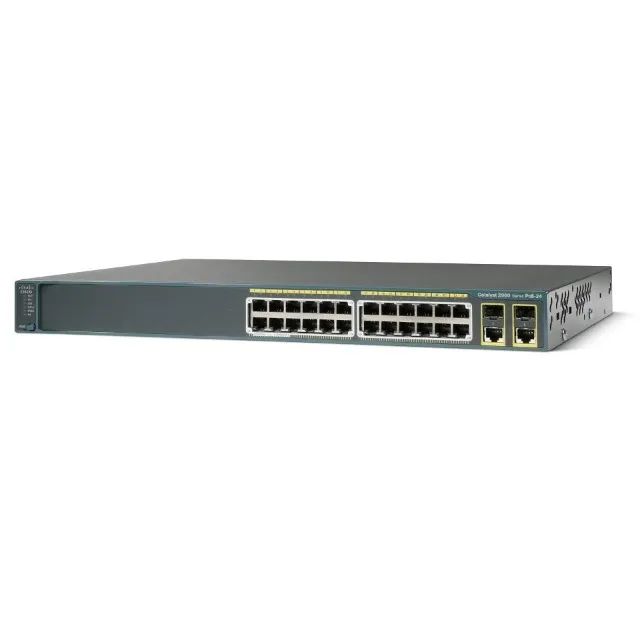 Switch 24 Portas PoE Cisco Modelo: ws-c2960-24pc-l