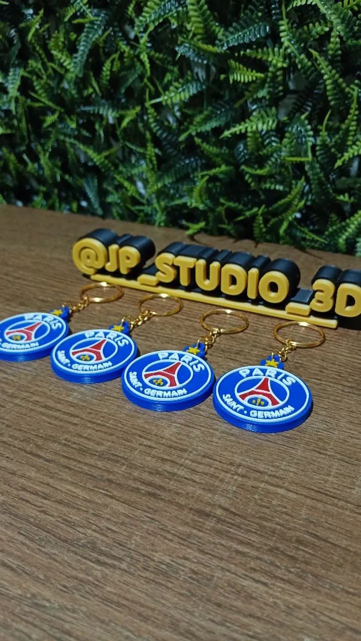 Kit 4 chaveiros do PSG - Foto 4