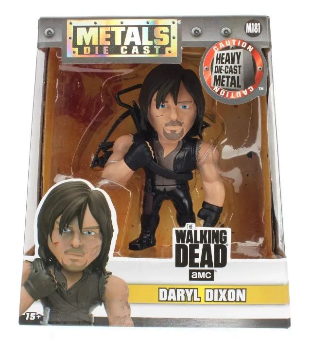 Kit 3 Bonecos Daryl, Rick e Glenn The Walking Dead Jada Toys