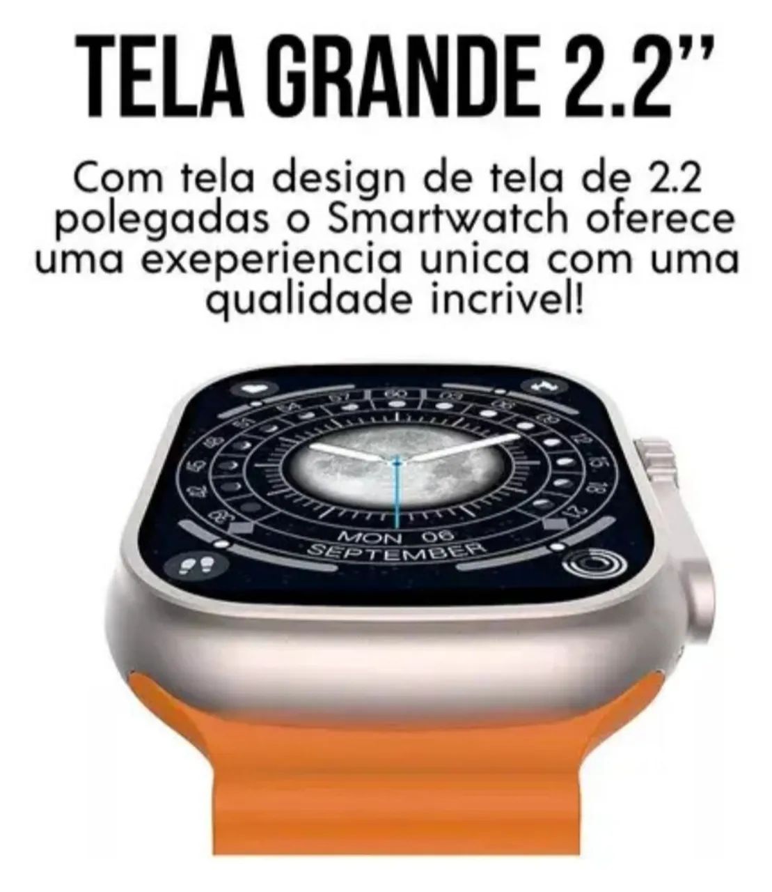 Relógio watch 8 49mm inteligente  - Foto 4