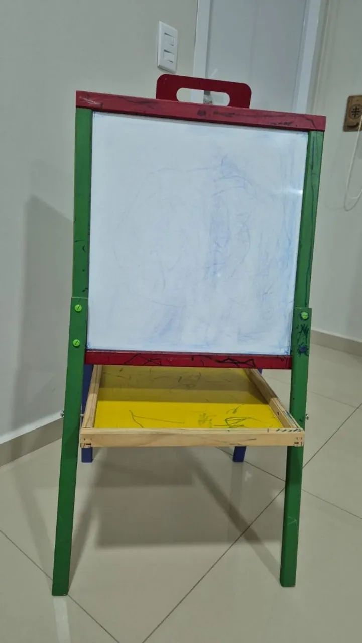 Lousa magnética dupla face ( quadro branco e negro)  - Foto 3
