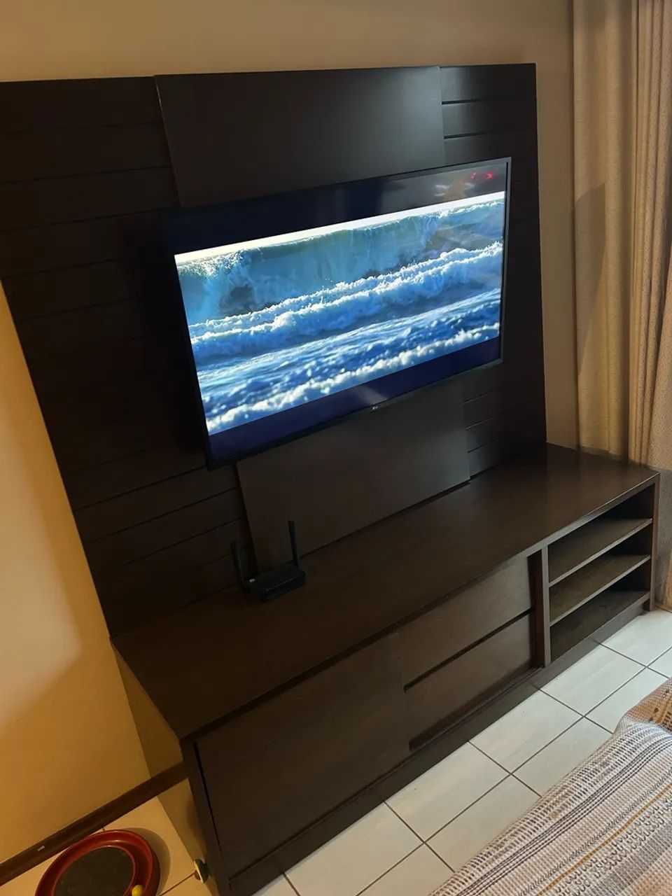 Rack + painel em MDF