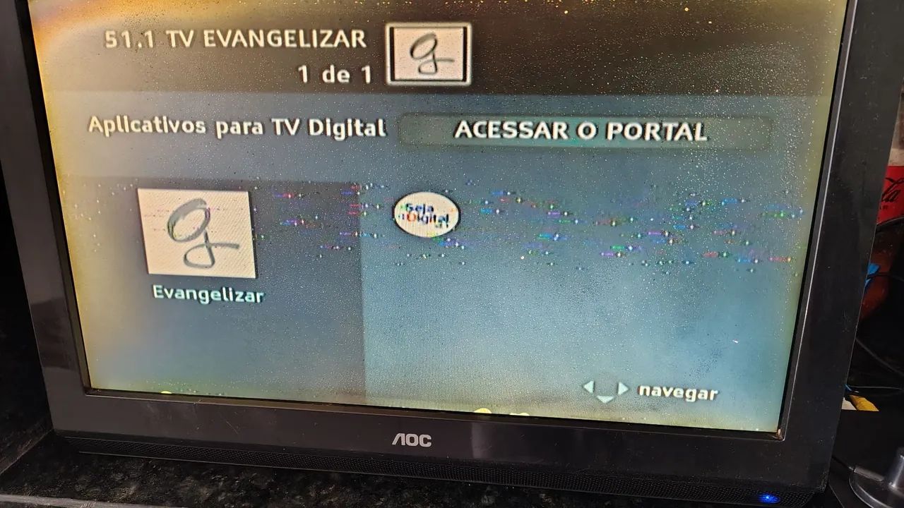 TV AOC 24 polegadas com conversor - Foto 4