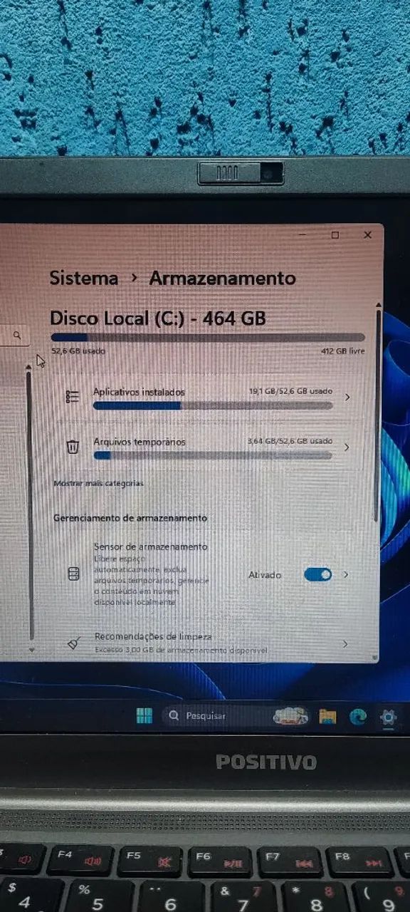 Notebook Lenovo + Teclado e mousse da Multilaser  - Foto 3