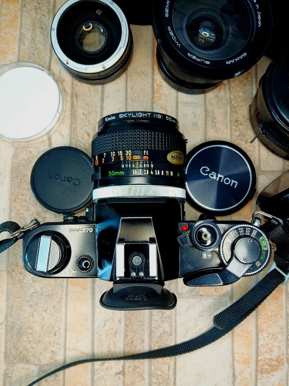 Canon AE-1 Preta - Câmeras e Filmadoras - Distrito Industrial I