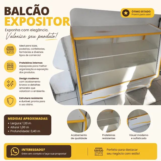 BALCÃO EXPOSITOR - Foto 2
