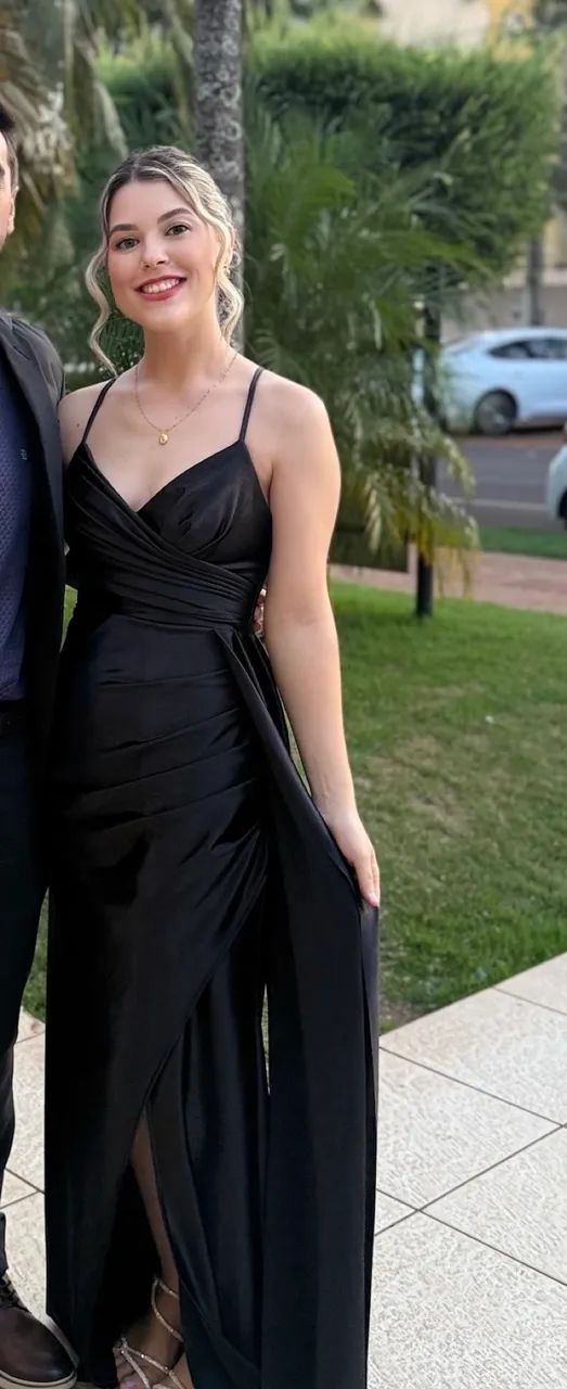 Vestido longo Preto