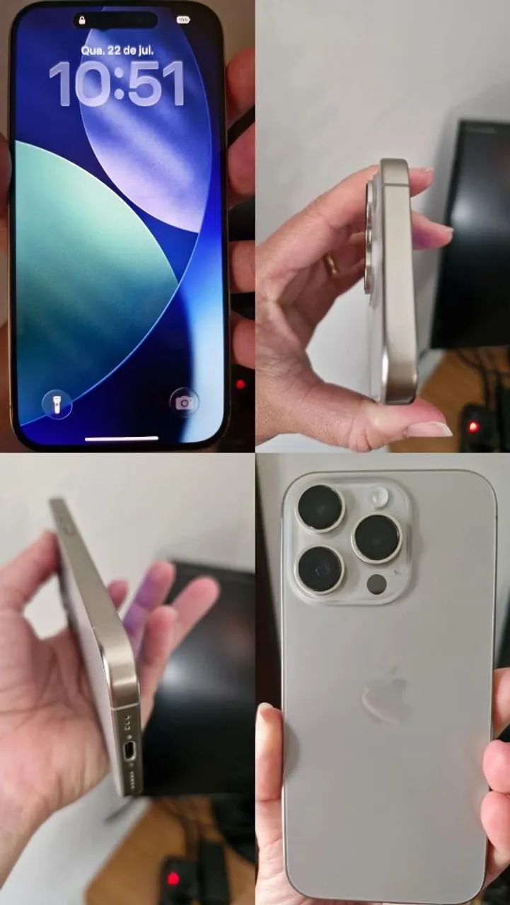 IPHONE 15 PRO - LEIA O ANUNCIO - SUPER CONSERVADO!   - Foto 3