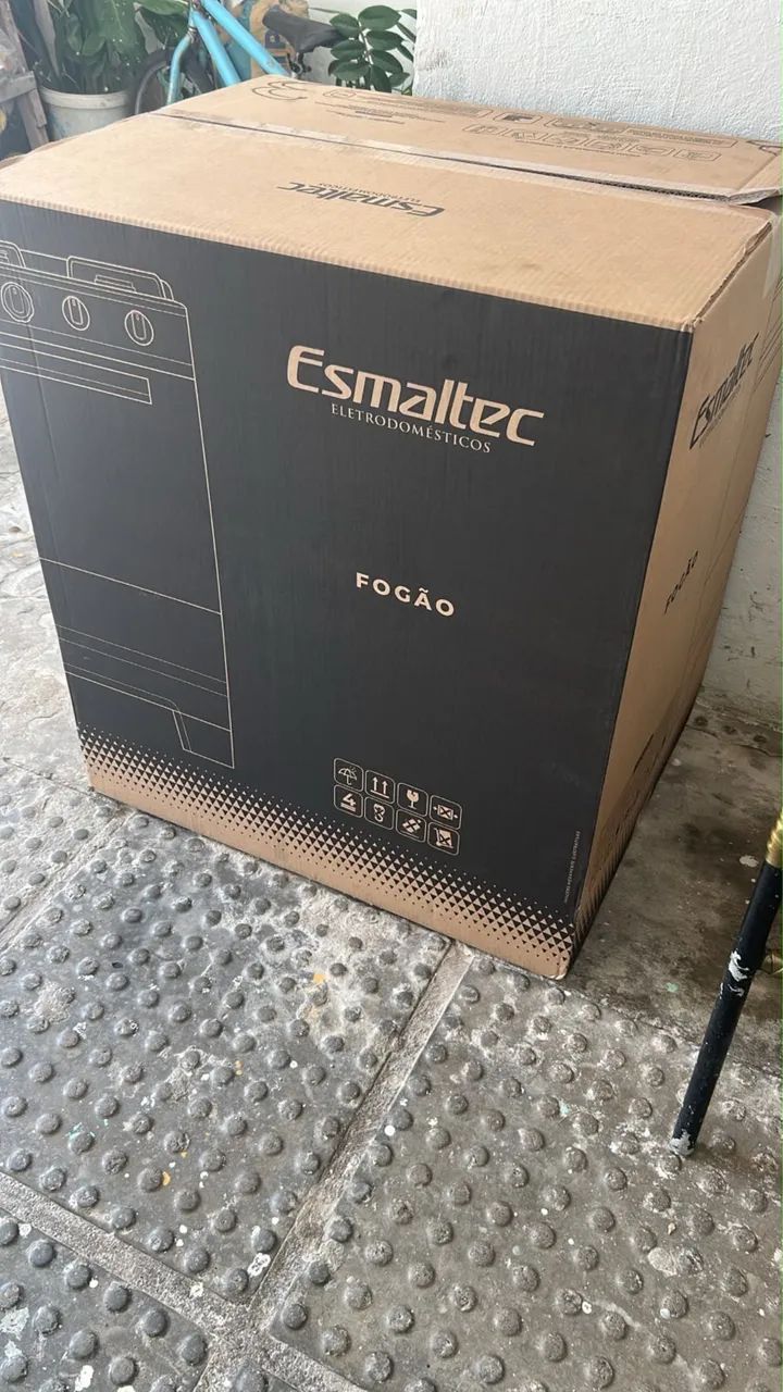 Fogão esmaltec lacrado 