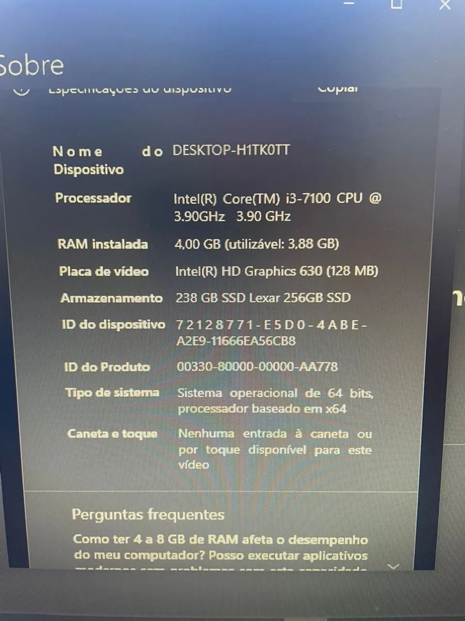 Computador de mesa com impressora  - Foto 5