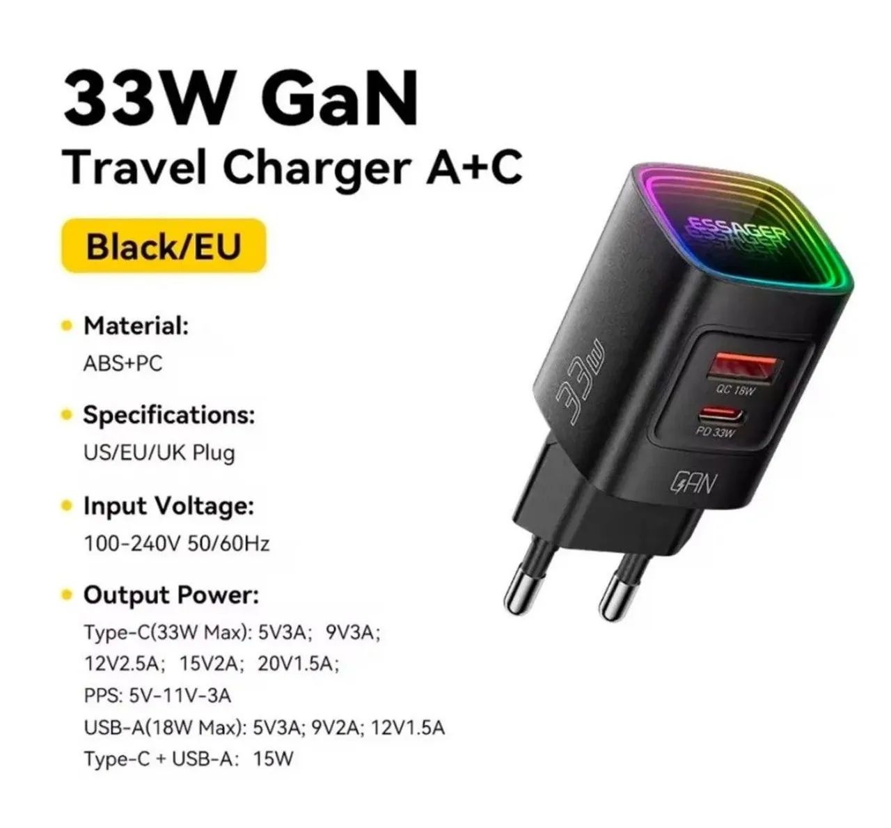 Carregador Essager 33W - Foto 3