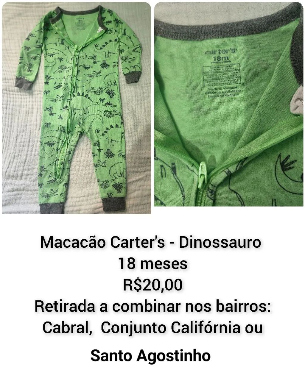Macacão Carter's 