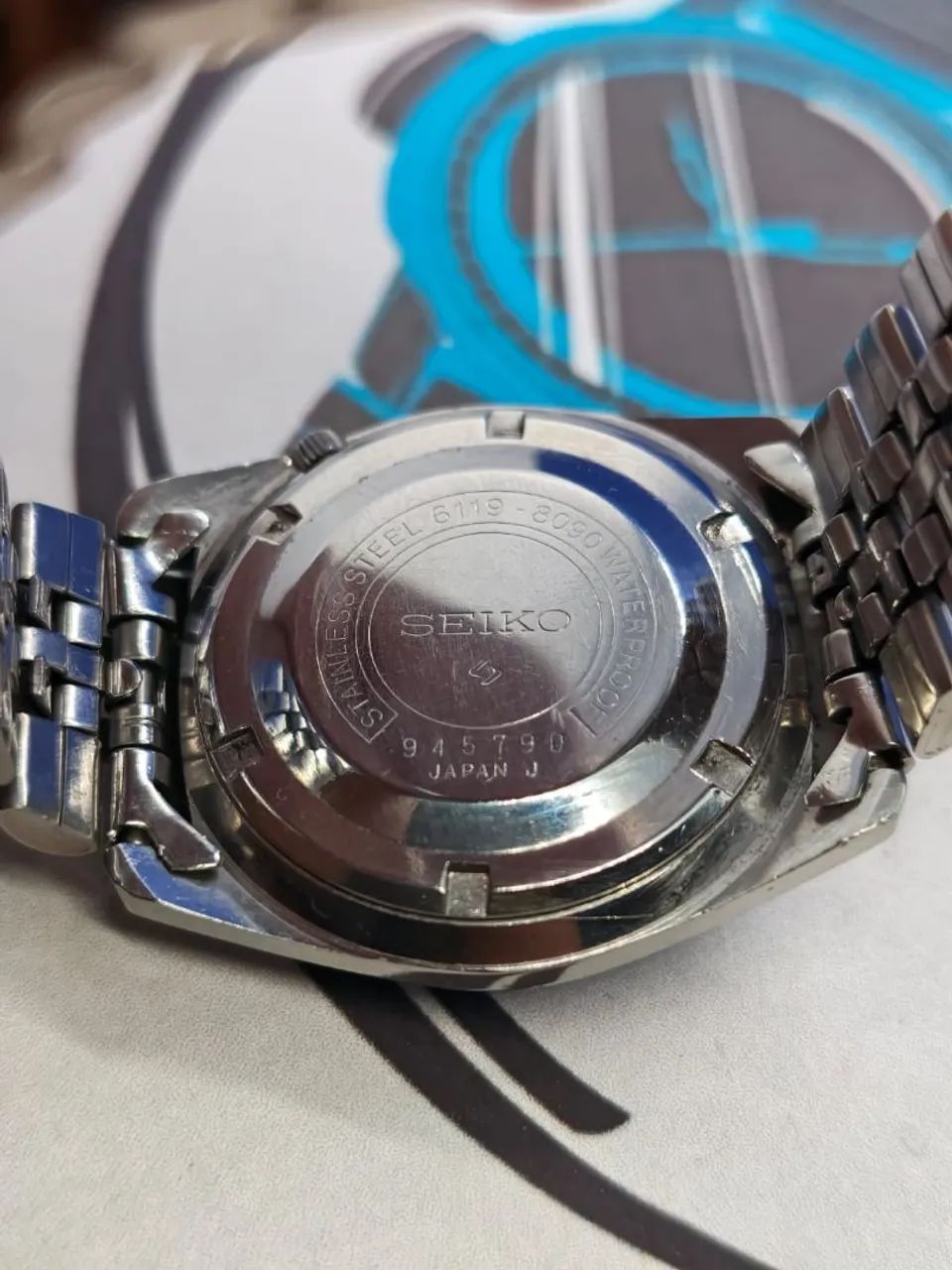 RELOGIO SEIKO 6119 2 janelas - Foto 4