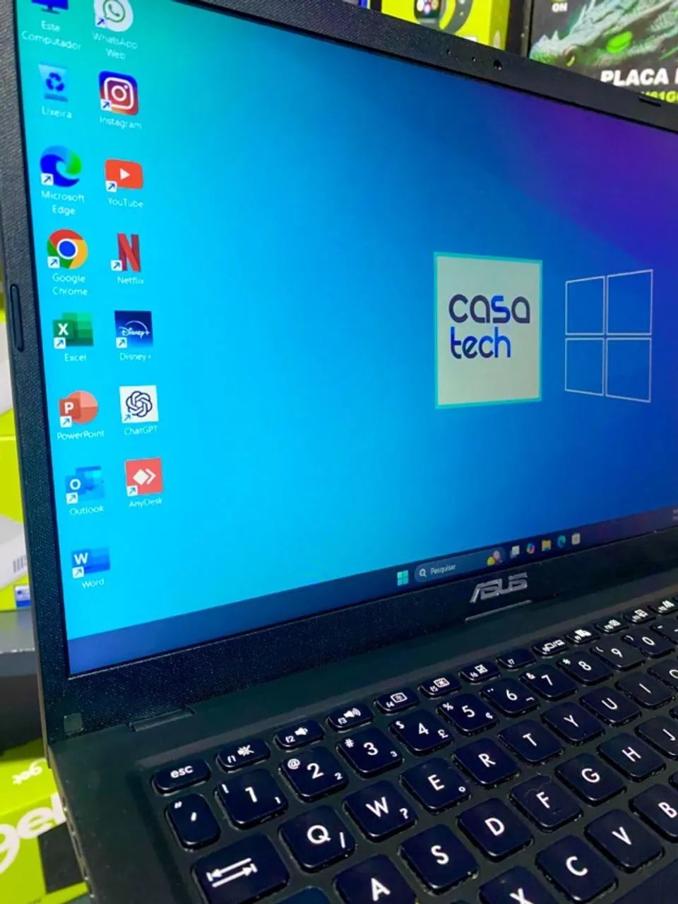 Notebook Pentium Gold 4GB RAM SSD 128GB 15,6 Windows 11 - Foto 4