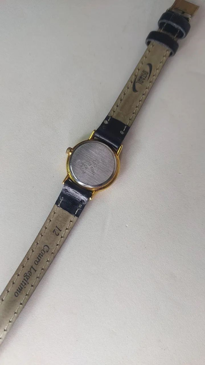 Relógio Cartier Clássico Vintage pulseira couro legítimo  - Foto 4