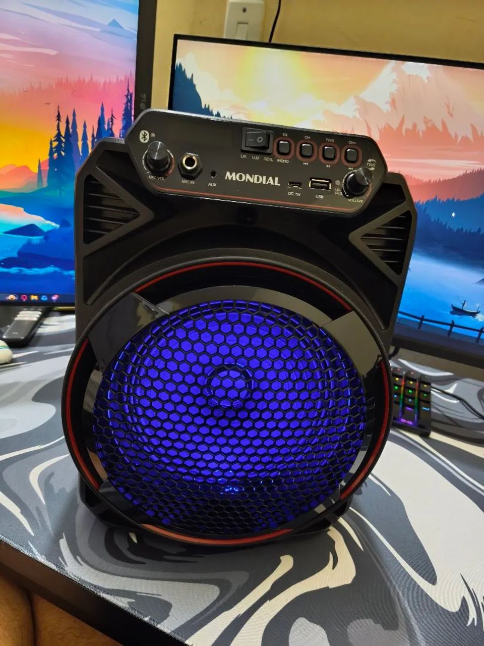 Caixa de Som Bluetooth Mondial - 150W RMS - Foto 2