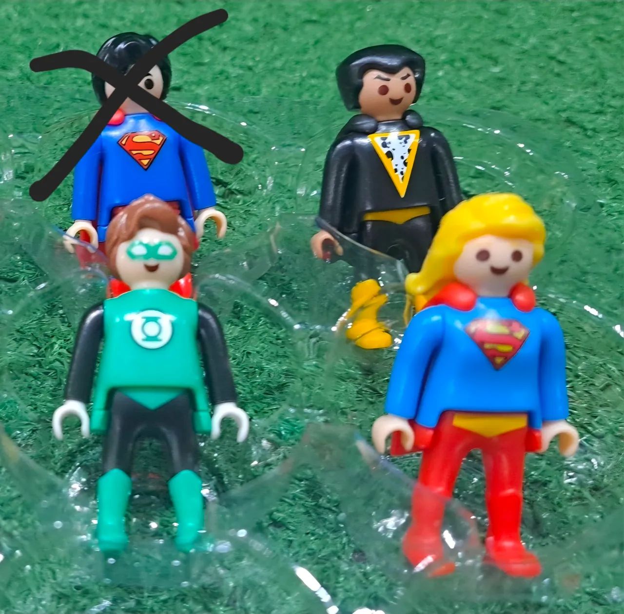 bonecos playmobil Dc kinder ovo 