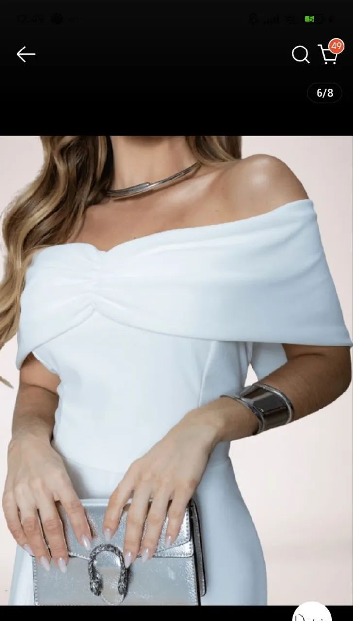 Vestido no off White  - Foto 3