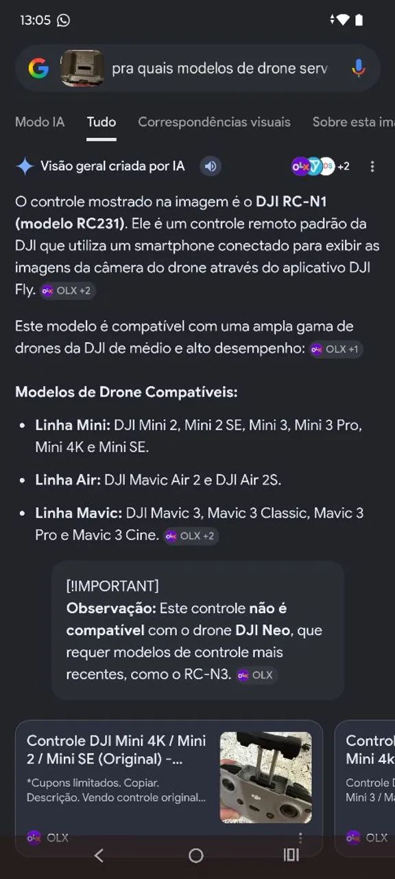 Controle para drones dji - Foto 3