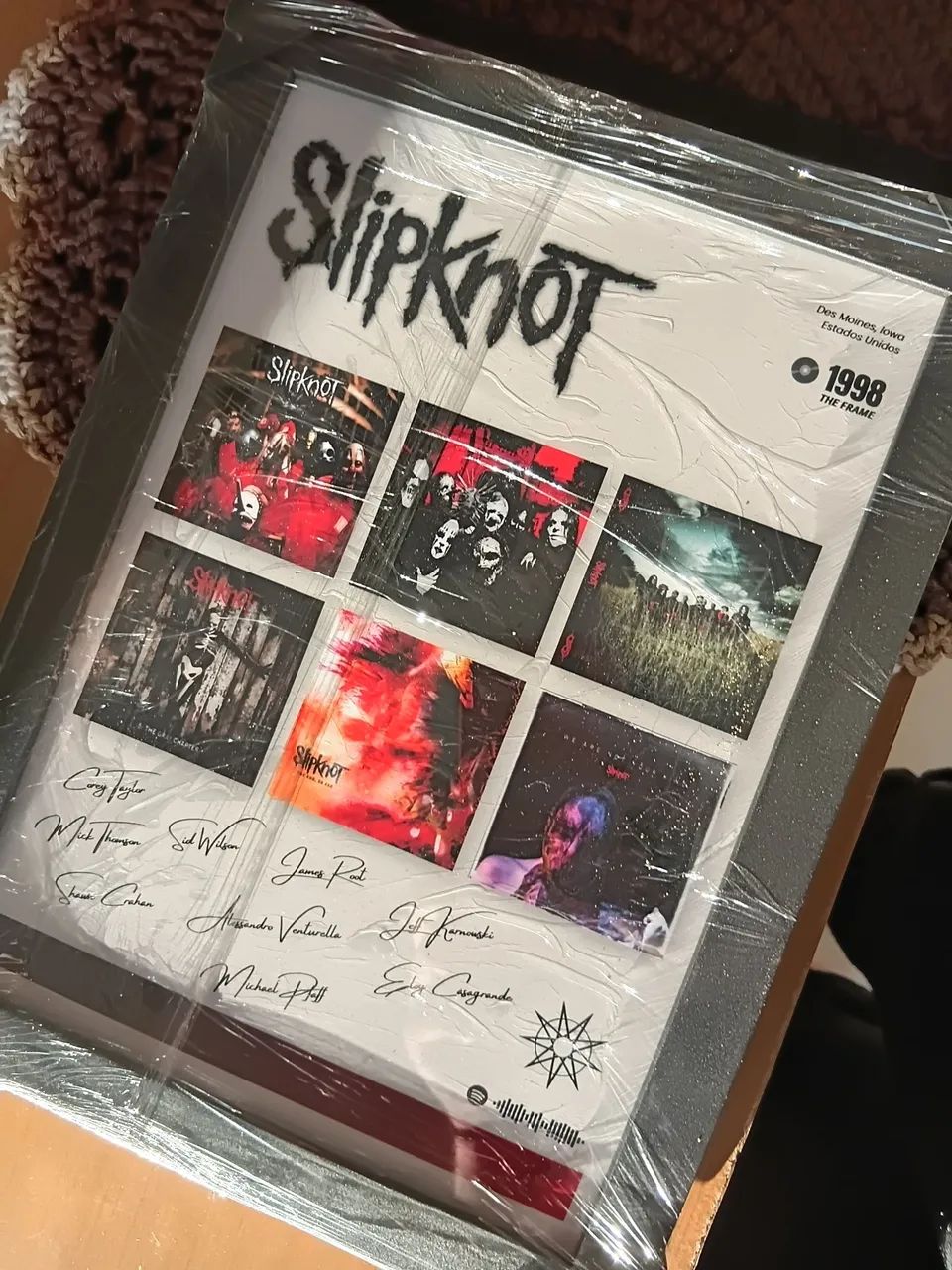 Quadro slipknot tamanho A4
