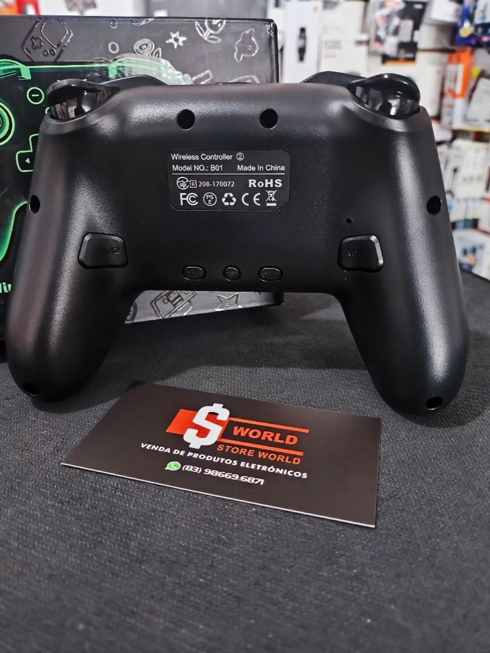  * Controle sem Fio Bluetooth para computador - Loja Store World  - Foto 2