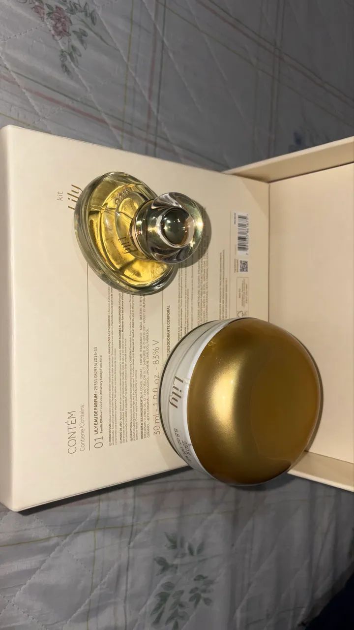 oBoticário Kit Lily Colônia 30 ml e Creme Corporal 250g  - Foto 4