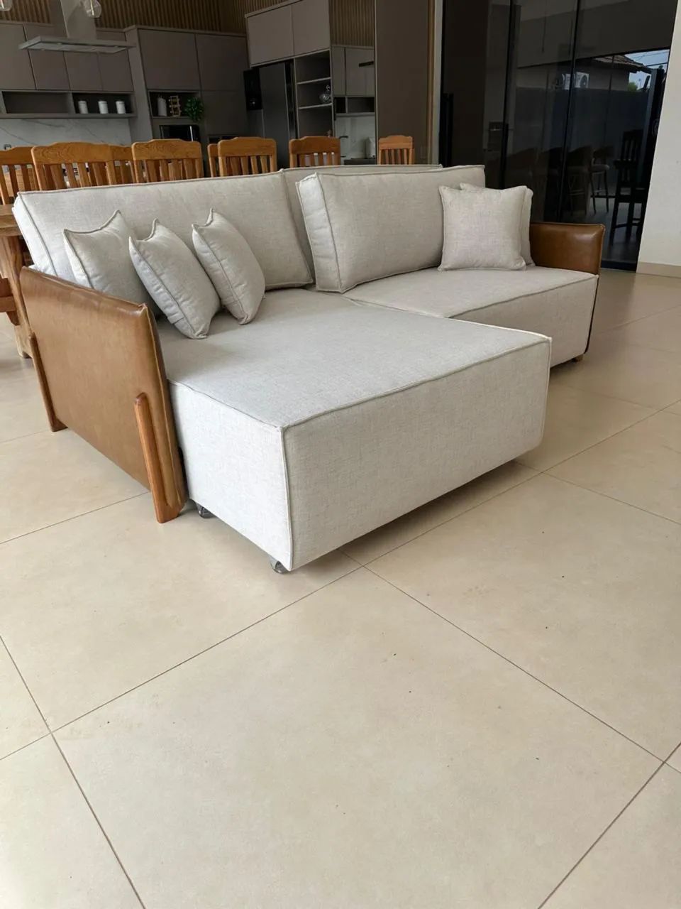 Sofá cama resistente moderno sofisticado  - Foto 3